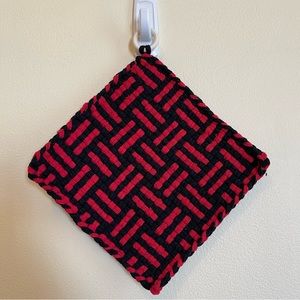 COPY - Handmade 8x8 potholders/trivets with wooden ring
